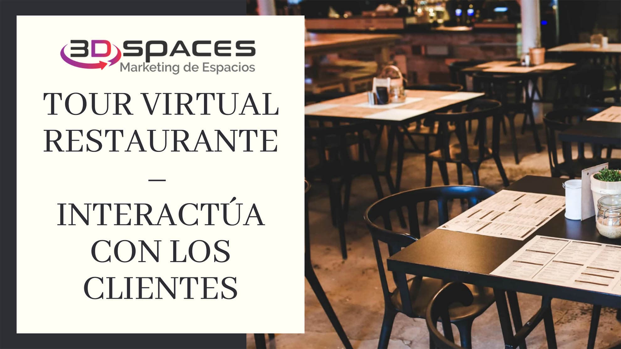 Tour virtual restaurante – Interactúa con los clientes