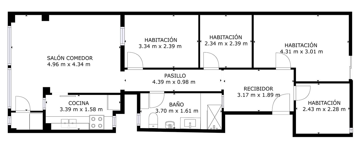 tour virtual matterport planos 2D